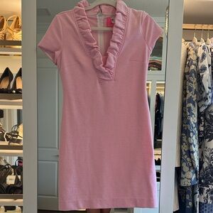 Lilly Pulitzer Pink Ruffled Mini Dress